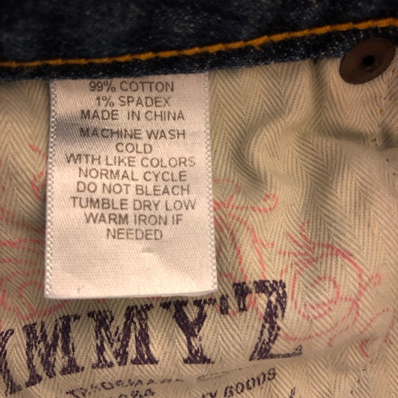 Juniors/WMS JimmyZ Denim Shorts Size 9/10R. - Picture 6 of 6